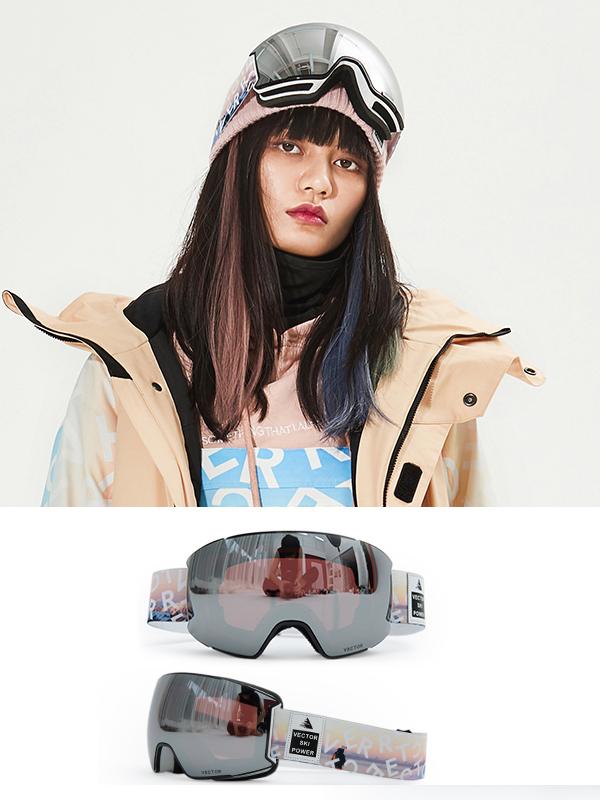 snow goggles women Vector Women/Men Tracker Anti-fog Magnetic Snowboard/Ski Goggles