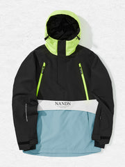 Men's Nandn Happy Holidays Snowboard Anorak Jacket