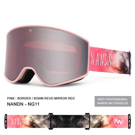 Nandn Unisex Snowboard Protection Interchangeable Snow Ski Goggles