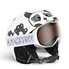 Luckyboo Kids Unisex Cute Animal Ski Goggle & Helmet Set