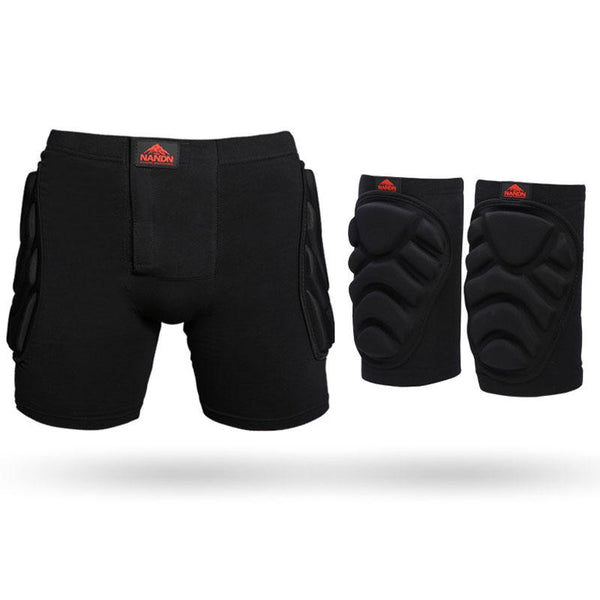 Nandn Unisex Undercover Protective Shorts & Knee Pads Set