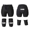Nandn Unisex Tri-Flex Protective Shorts & Knee Pads Set