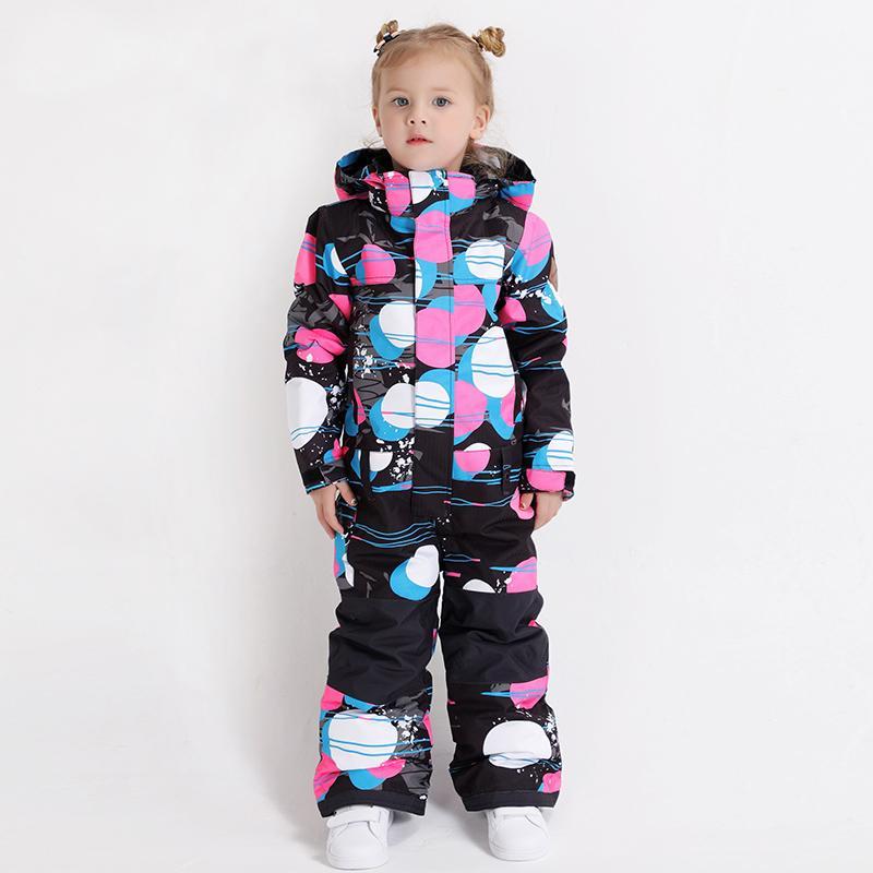 Kids Hazmat Suit Kids' Waterproof Snowsuit Winter One-Piece Ski