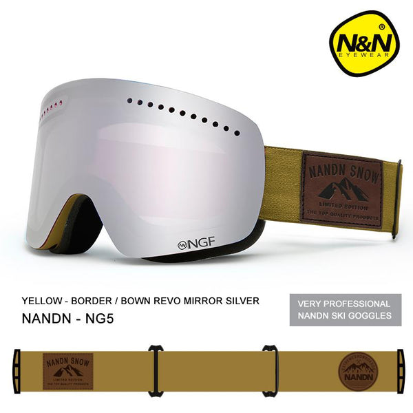 Infiniti Unisex Nandn Frameless Snowboard Goggles