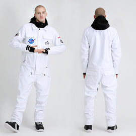 Men's SMN Slope Star Nasa Icon Ski Suits Winter Snow Jumpsuits
