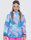Girl's Phibee Artistic Creation Winter Outdoor Sportswear Waterproof Ski Jacket - snowshred