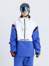 Men's Cosone Powdreamer Half Zipper Colorblock Anorak Snow Jacket