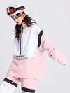 Women's Cosone Powdreamer Half Zipper Colorblock Anorak Snow Jacket