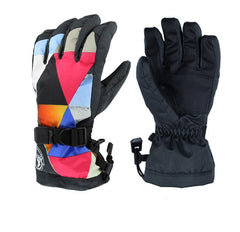 Women's Geometry Waterproof Ski Gloves