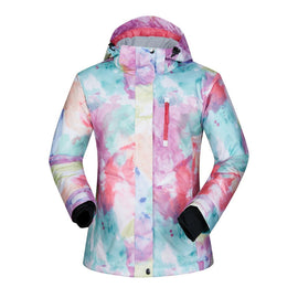 Women's Mutu Snow Park Camo Bright Insulated Ski Snowboard Jacket
