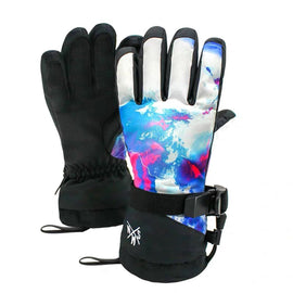 Women's New Fashion Colorful Waterproof Ski Gloves